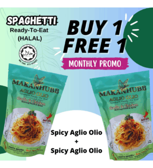 Buy 1 FREE 1 – Spicy Aglio Olio + ?