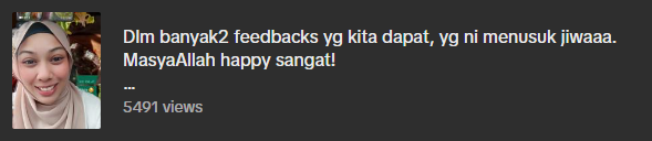 Tiktok Feedback - 1